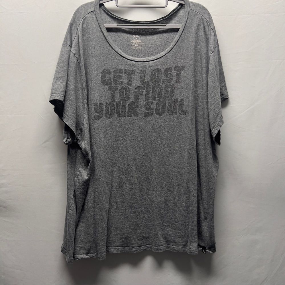 Torrid Happy Camper Gray Graphic Plus Size Tee